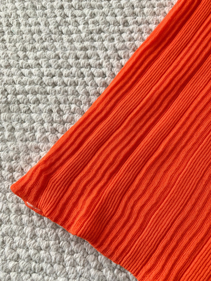 CHANEL Tank Cotton Orange #384400