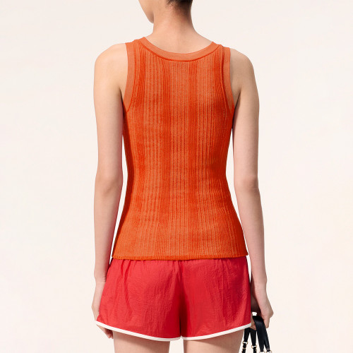 CHANEL Tank Cotton Orange #384400