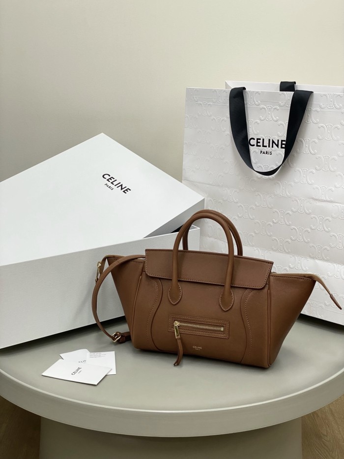 CELINE LUGGAGE IN GRAINED CALFSKIN #384357