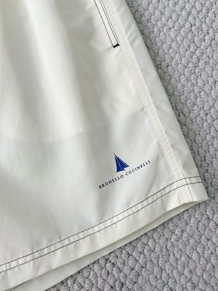 Brunello Cucinelli Logo-print Swim Shorts #384437