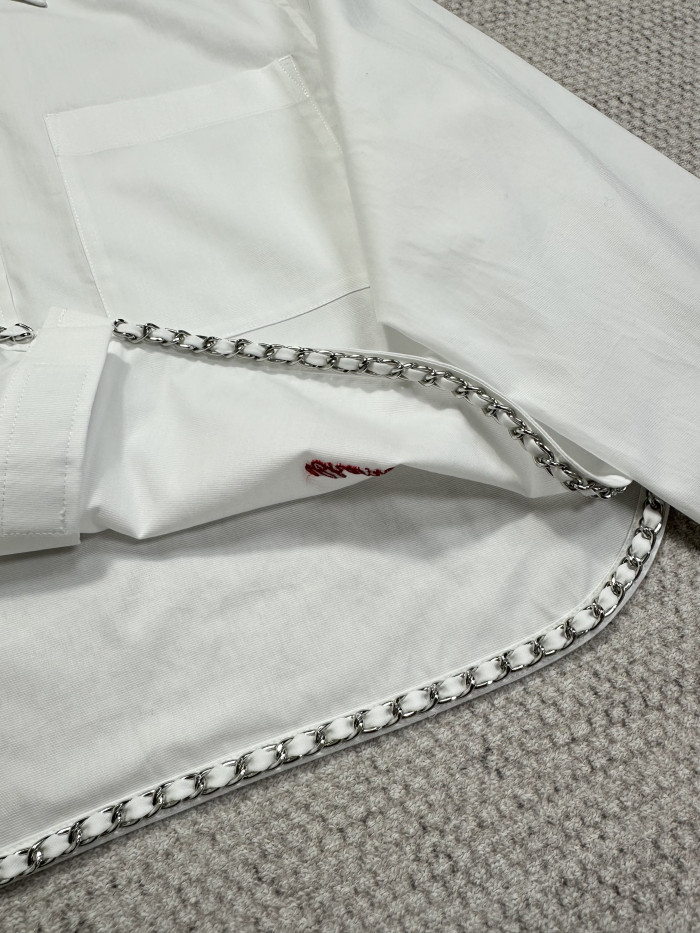 Chanel Mattieu Blazy Blouse White #384592