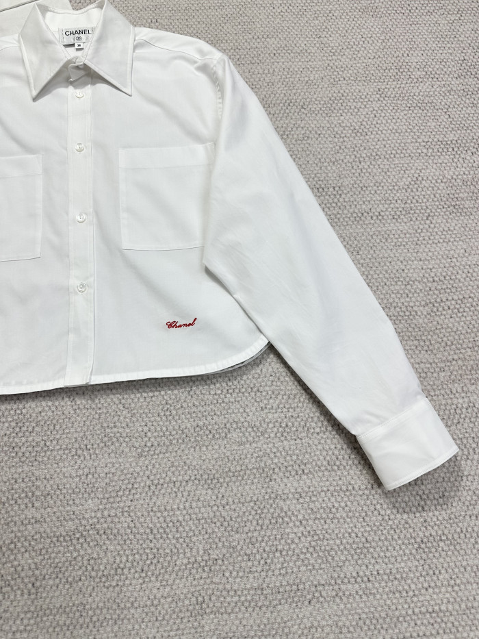 Chanel Mattieu Blazy Blouse White #384592