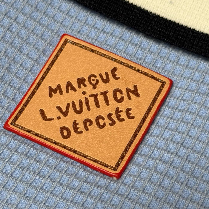 LOUIS VUITTON Waffle Signature Short-Sleeved Shirt #383379
