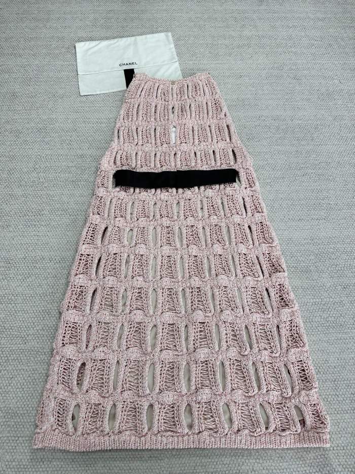 Chanel Top-quality Version Hollow Braided Dress #313308