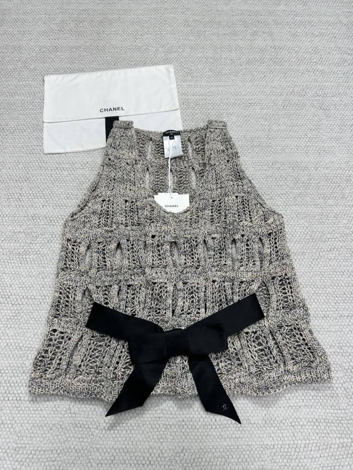 Chanel Top-quality Version CC Hollow Woven Vest Skirt #312157