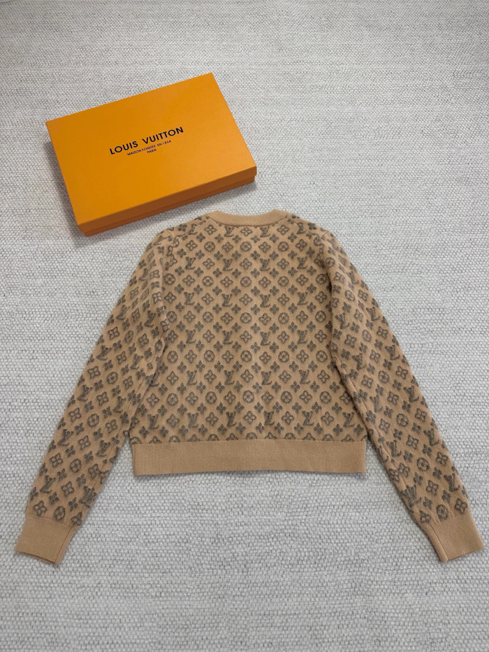 Louis Vuitton Top-quality Version Brushed Monogram Cardigan #384686