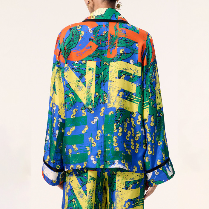 CHANEL Blouse Silk Multicolor #384429