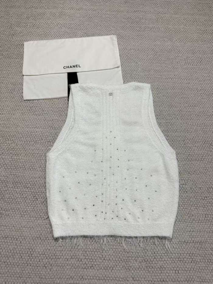 Chanel Top-quality Version Feather Fringe Vest #316257