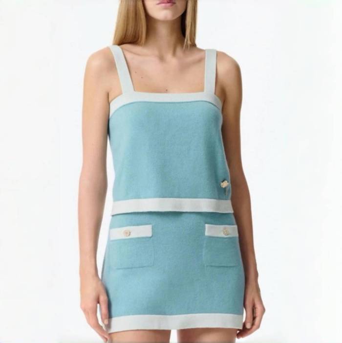Chanel Top-Qualitu Version CC Cashmere Xiangyun Suspenders #321112