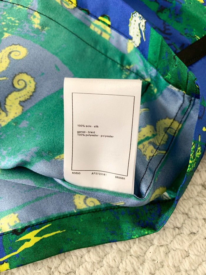 CHANEL Blouse Silk Multicolor #384429