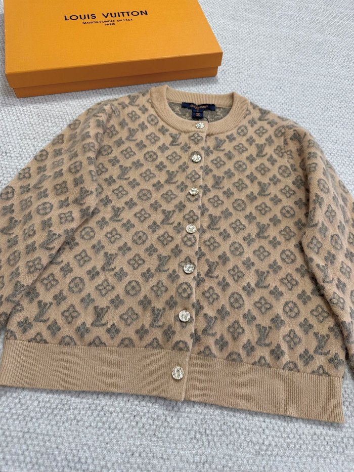 Louis Vuitton Top-quality Version Brushed Monogram Cardigan #384686