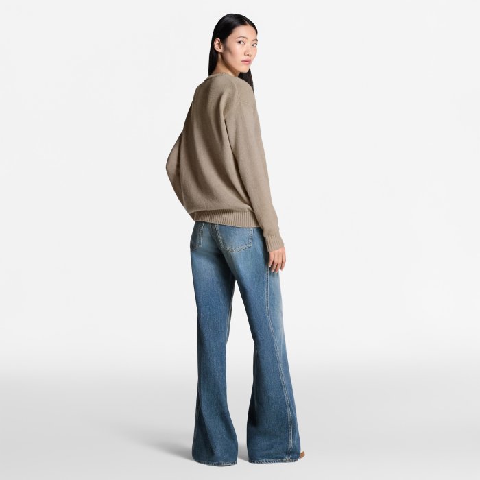 LOUIS VUITTON Top-quality Version Cursive Signature Pullover#384687