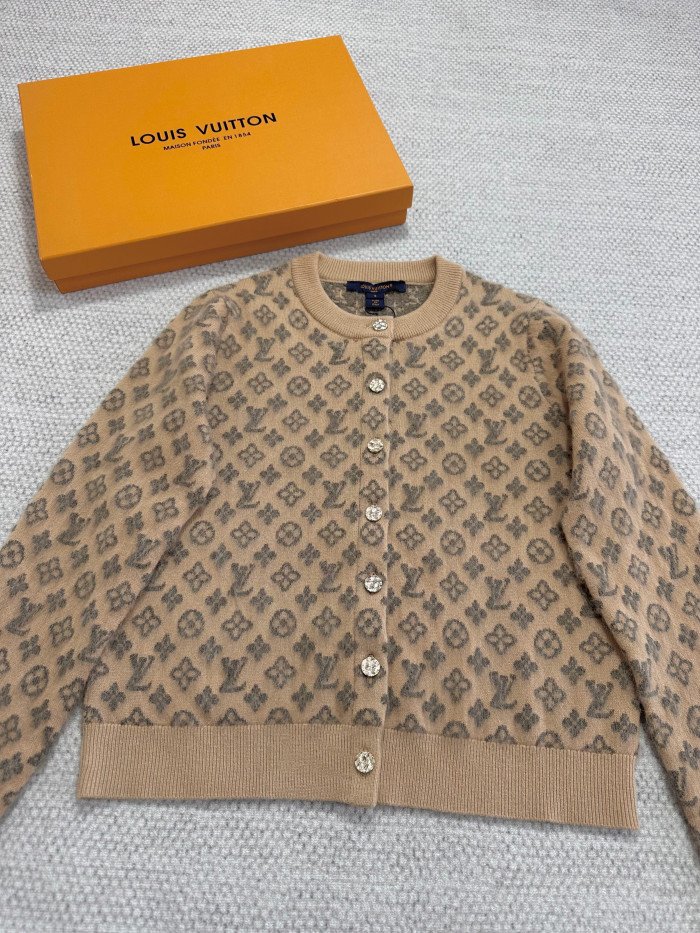 Louis Vuitton Top-quality Version Brushed Monogram Cardigan #384686