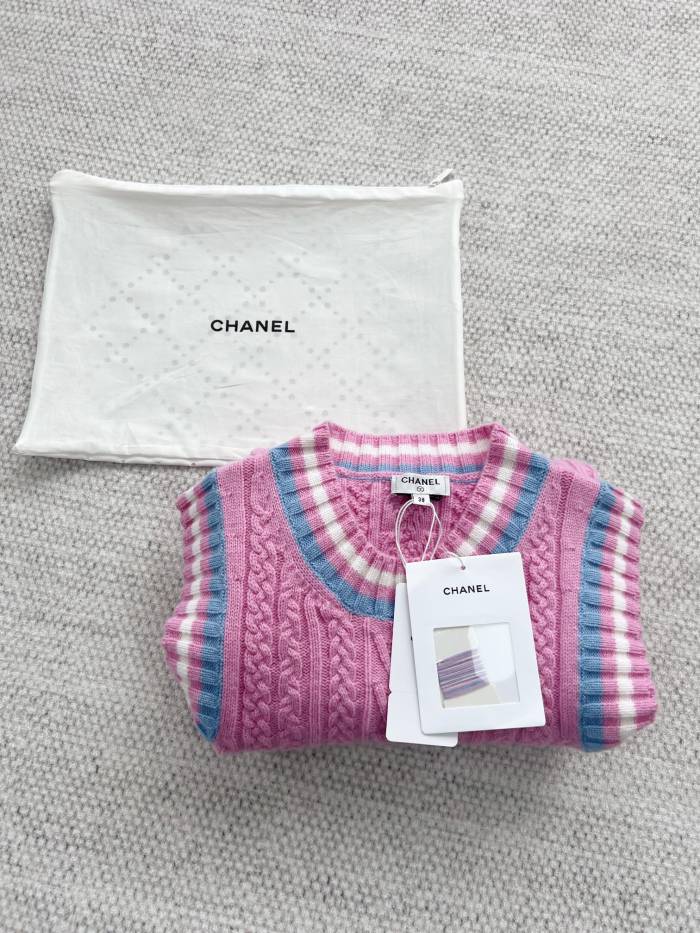 Chanel Top-Qualitu Version CC Cashmere Dress #380166
