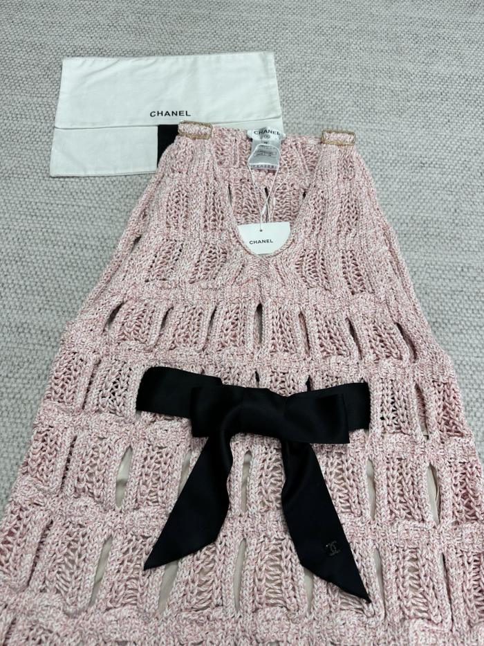 Chanel Top-quality Version Hollow Braided Dress #313308