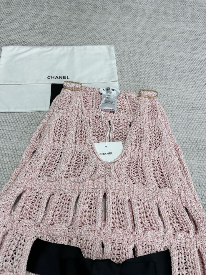 Chanel Top-quality Version Hollow Braided Dress #313308