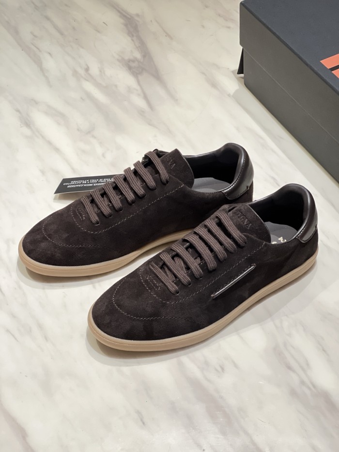 Zegna 232 Suede Sneakers #384742