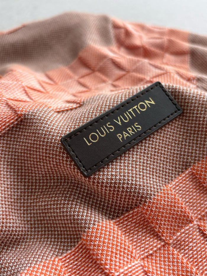 LOUIS VUITTON Damier Striped Polo Shirt #384526