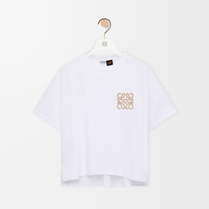 Loewe Boxy Fit T-shirt in Cotton #384850