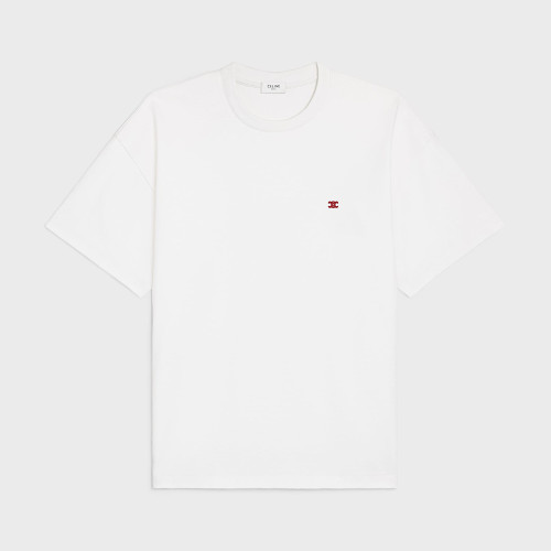 CELINE LOOSE T-SHIRT IN COTTON JERSEY #384848