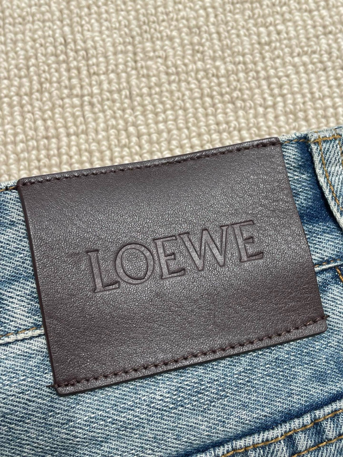 LOEWE  Barrel Jeans in Denim Blue #384843