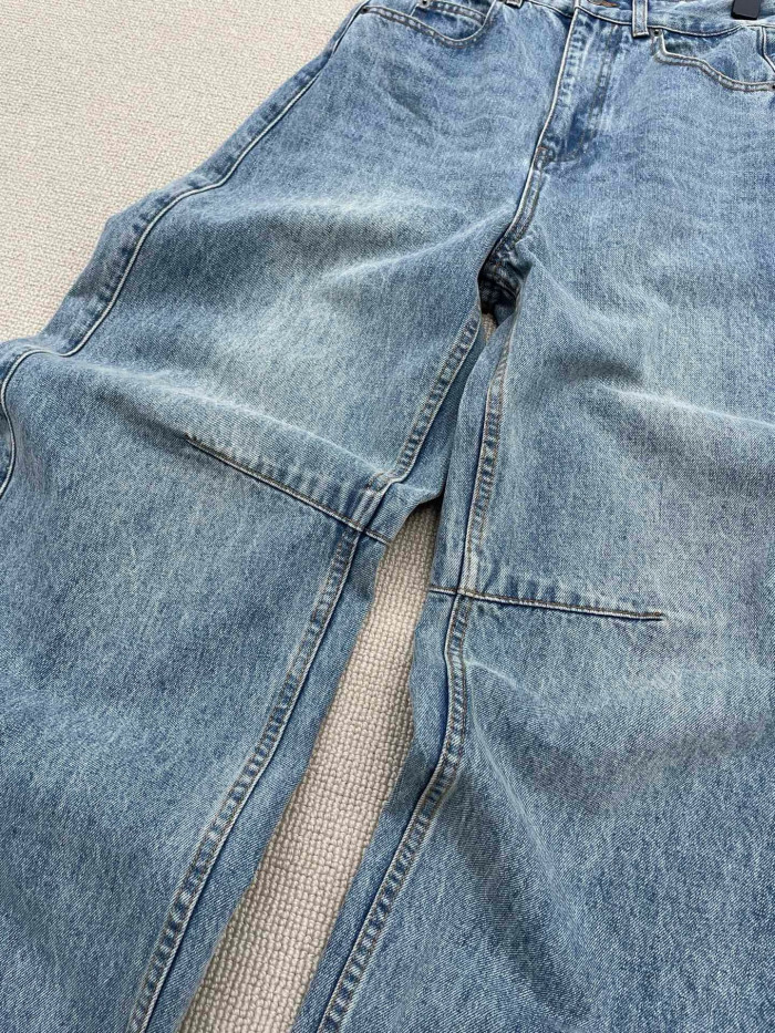 LOEWE  Barrel Jeans in Denim Blue #384843