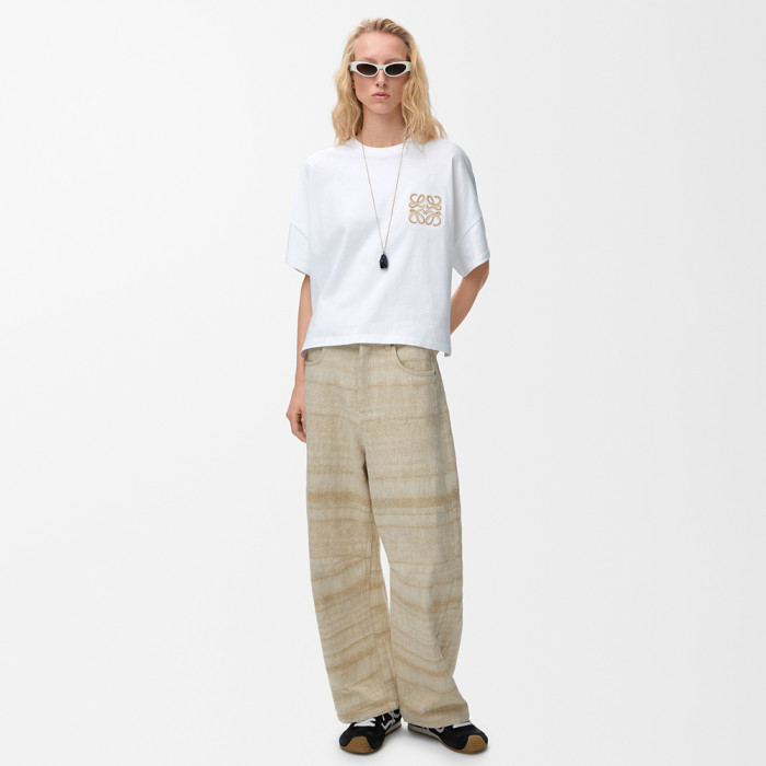 Loewe Boxy Fit T-shirt in Cotton #384850