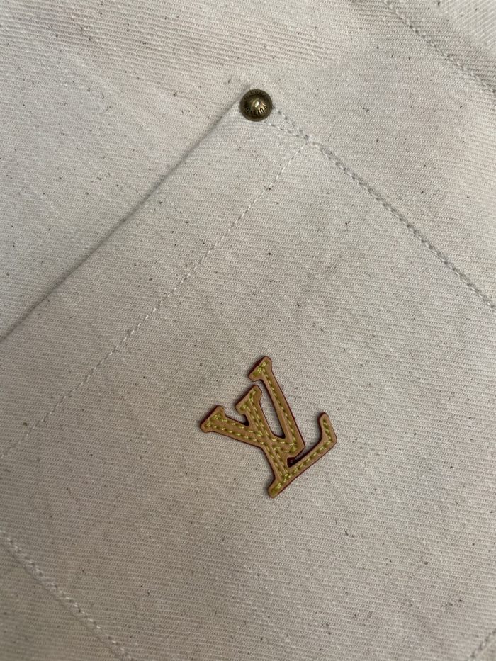 LOUIS VUITTON Short-Sleeved Silk-Cotton Shirt #384763