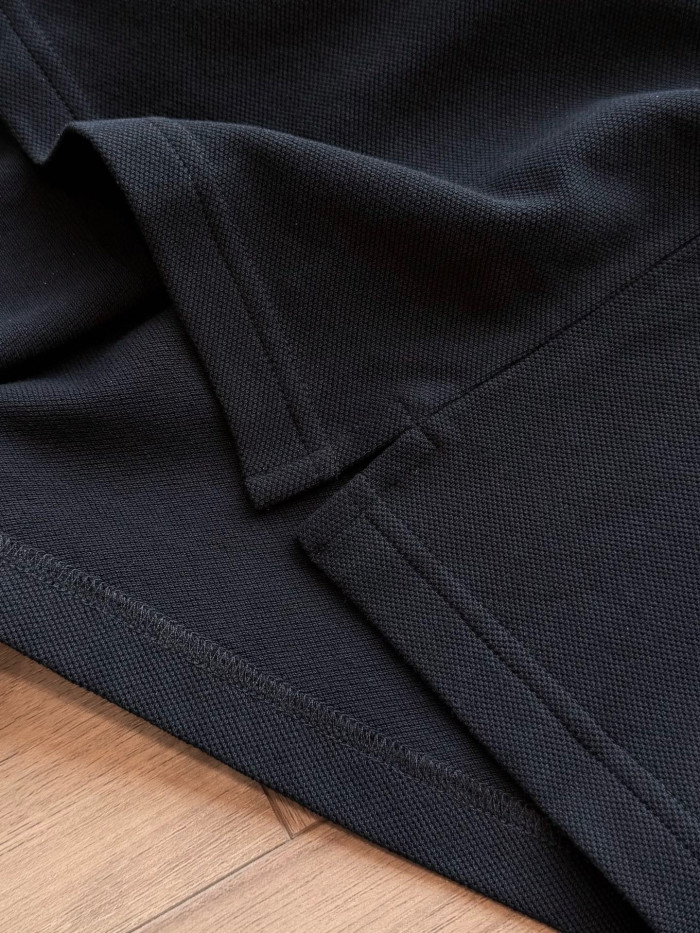 Gucci Cotton Piquet Polo Shirt in Black #384702