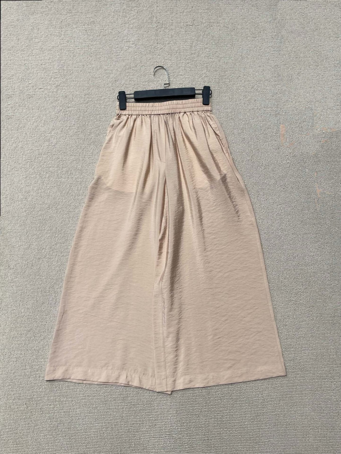 Loewe Cropped Elasticated Trousers in Cotton #384845