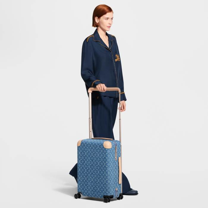 LOUIS VUITTON Horizon 55 Damier Azur Canvas Travel Bags and Rolling Luggage N40910 #384896