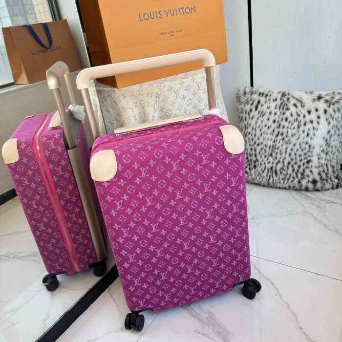 LOUIS VUITTON Horizon 55 Damier Azur Canvas Travel Bags and Rolling Luggage N40910 #384896
