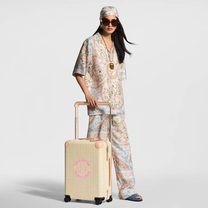 LOUIS VUITTON Horizon 55 Damier Azur Canvas Travel Bags and Rolling Luggage N40910 #384896