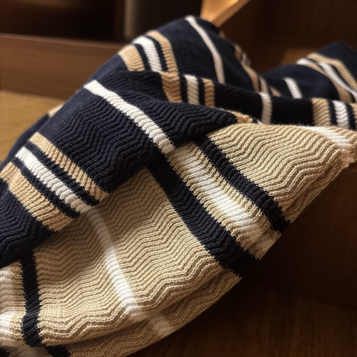 Loro Piana Striped Contrast Knitted T-shirt #384970