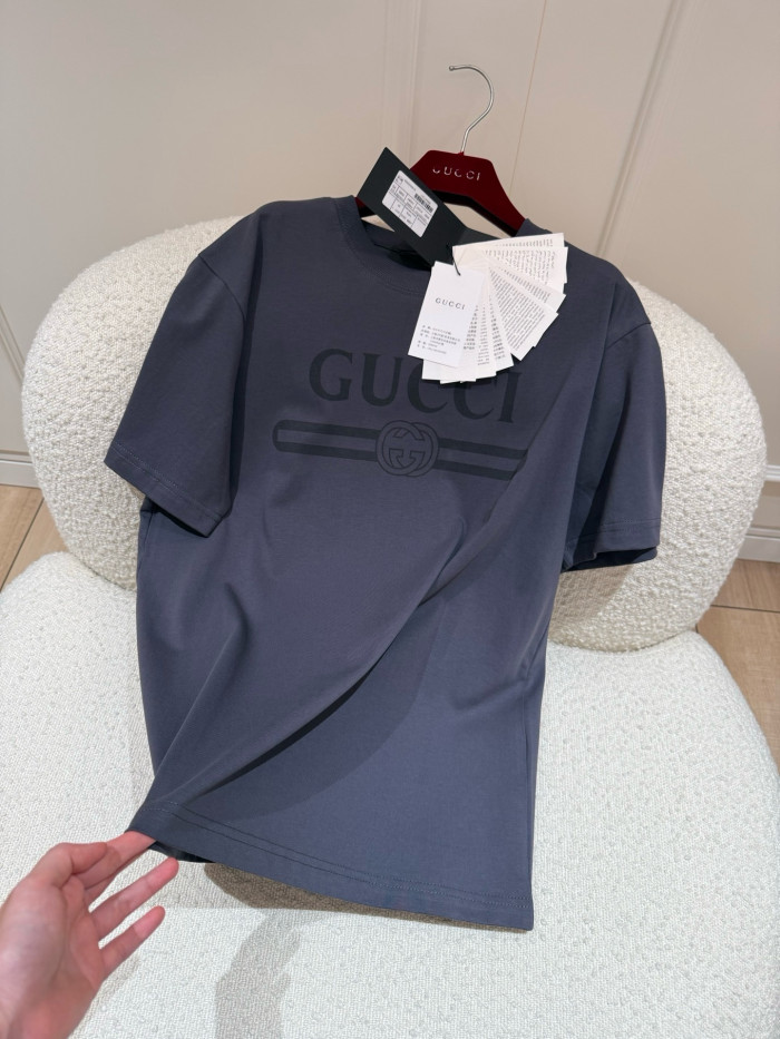 Gucci Cotton Jersey T-shirt With Devoré Detail #384957