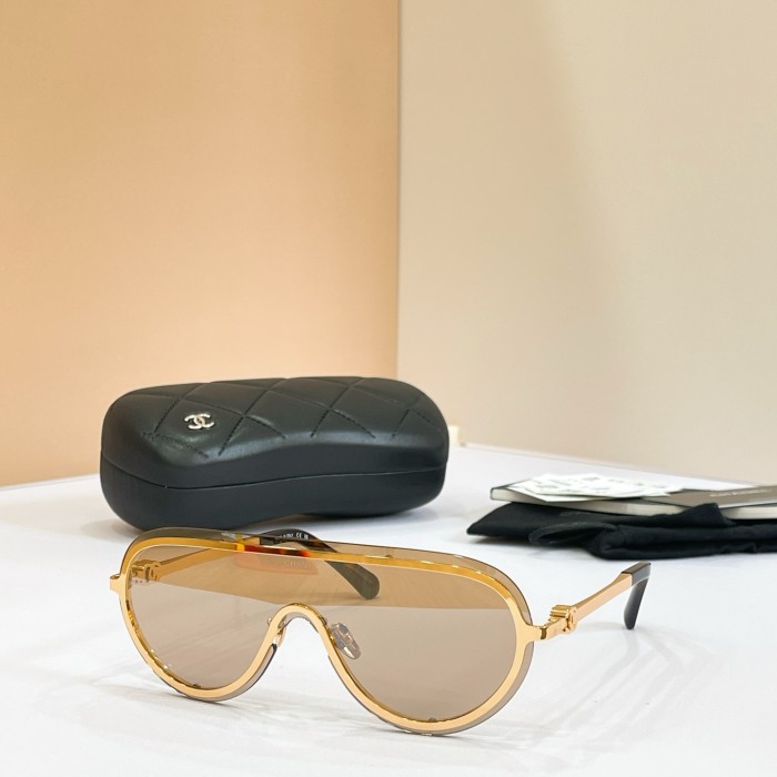 Chanel Sunglasses Shield Sunglasses Metal #385024
