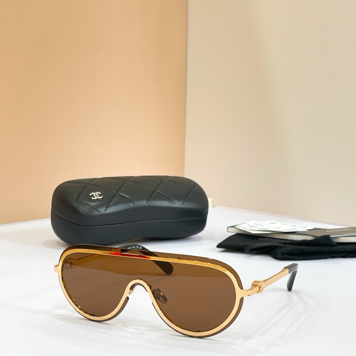 Chanel Sunglasses Shield Sunglasses Metal #385024