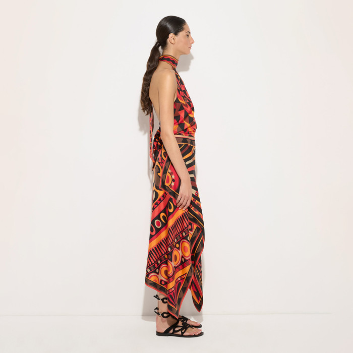PUCCI Manuba Print Silk Top #384991