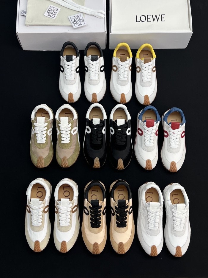 LOEWE Flow Runner 2.0 in Nylon and Suede #385055