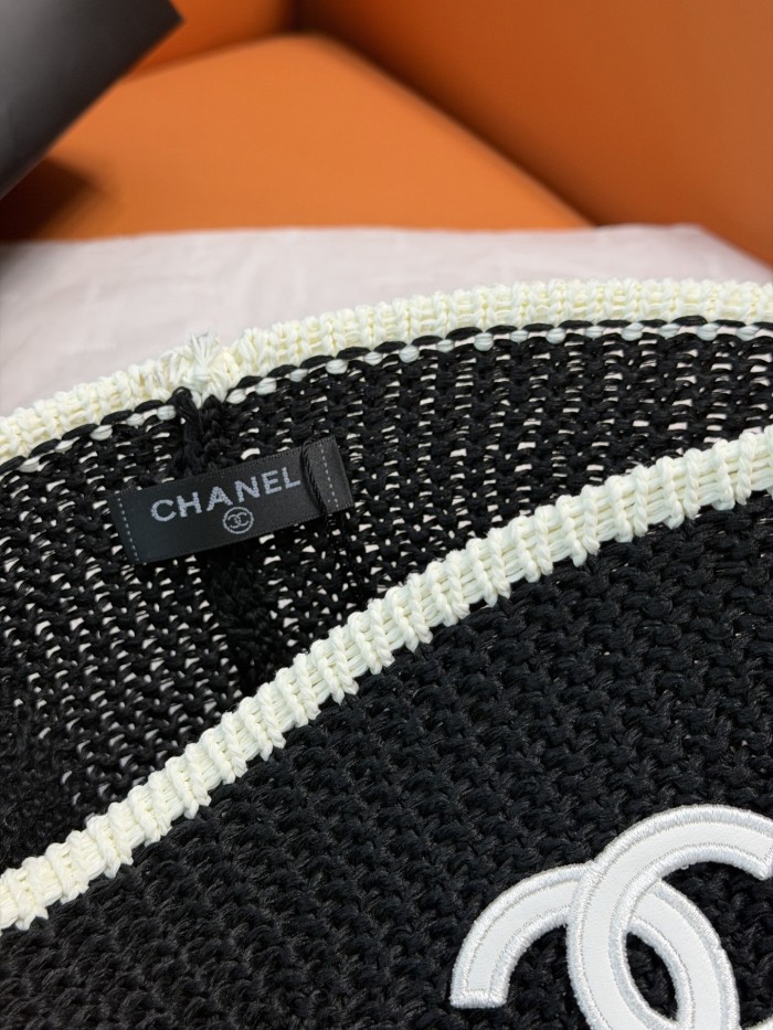 Chanel Woven Bucket Hat #385039