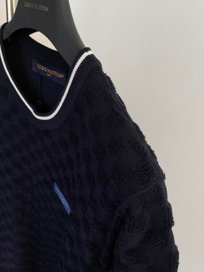 LOUIS VUITTON Damier Terry Tennis T-Shirt #385049