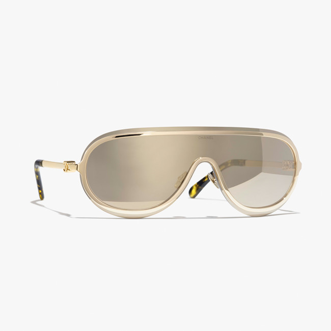Chanel Sunglasses Shield Sunglasses Metal #385024