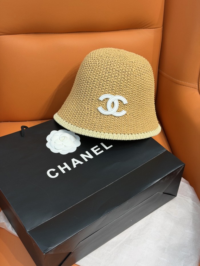 Chanel Woven Bucket Hat #385039