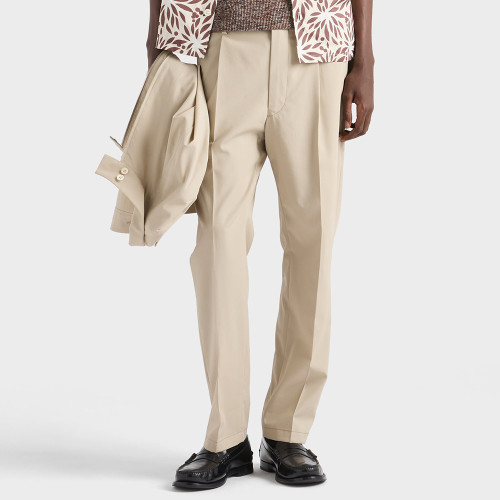 PRADA Sand Beige Cotton Pants #384987