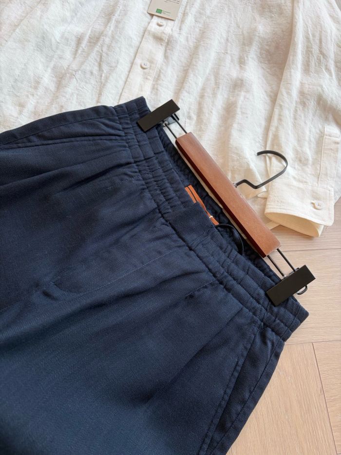 ZEGNA Mulberry Silk Linen Shorts #385175