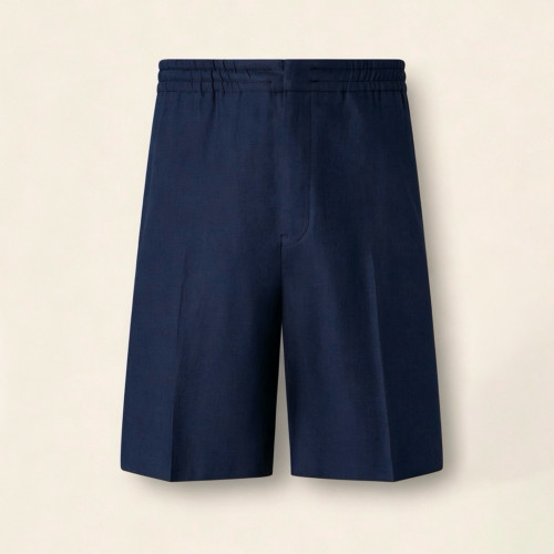 ZEGNA Mulberry Silk Linen Shorts #385175