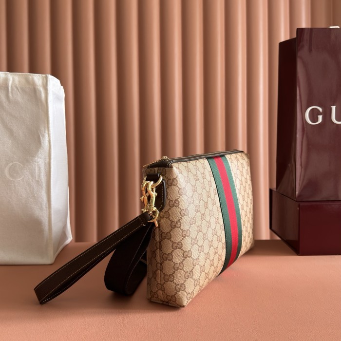 GUCCI Gucci Essence Classic Medium Crossbody Bag Gg Canvas #385178
