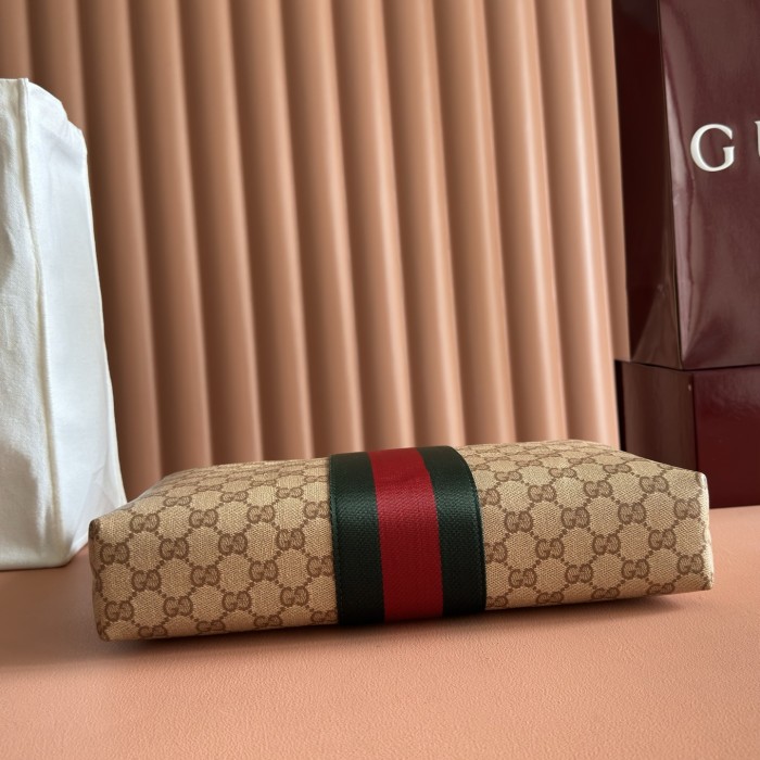 GUCCI Gucci Essence Classic Medium Crossbody Bag Gg Canvas #385178