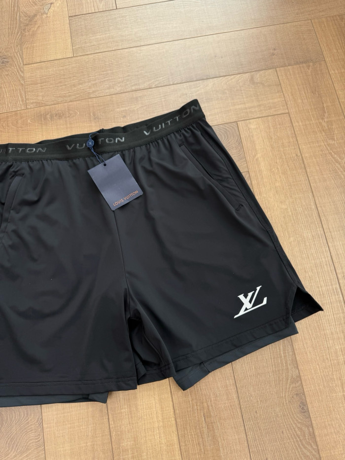 LOUIS VUITTON Double Layer Running Shorts #385289