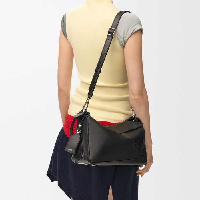 Loewe Medium Featherlight Puzzle Bag in Nappa Lambskin #385118